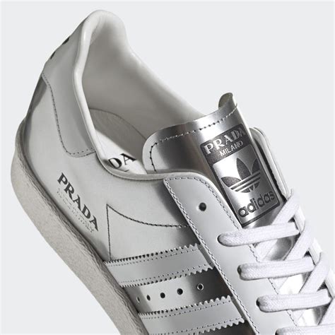 prada per adidas superstar prezzo|prada x adidas superstar silver.